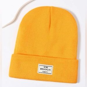 Mustard Yellow Brooklyn Twenty Beanie OS New